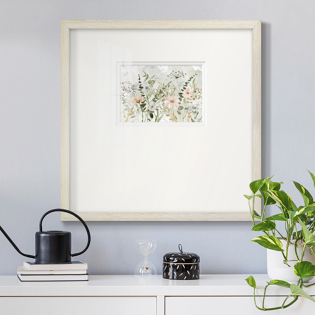 Botanical Sketchbook Premium Framed Print Double Matboard