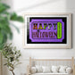 Happy Halloween Ticket - Barnwood Framed Art Print