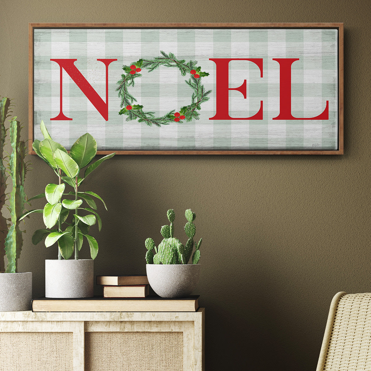 Noel - Floater Framed Canvas Print