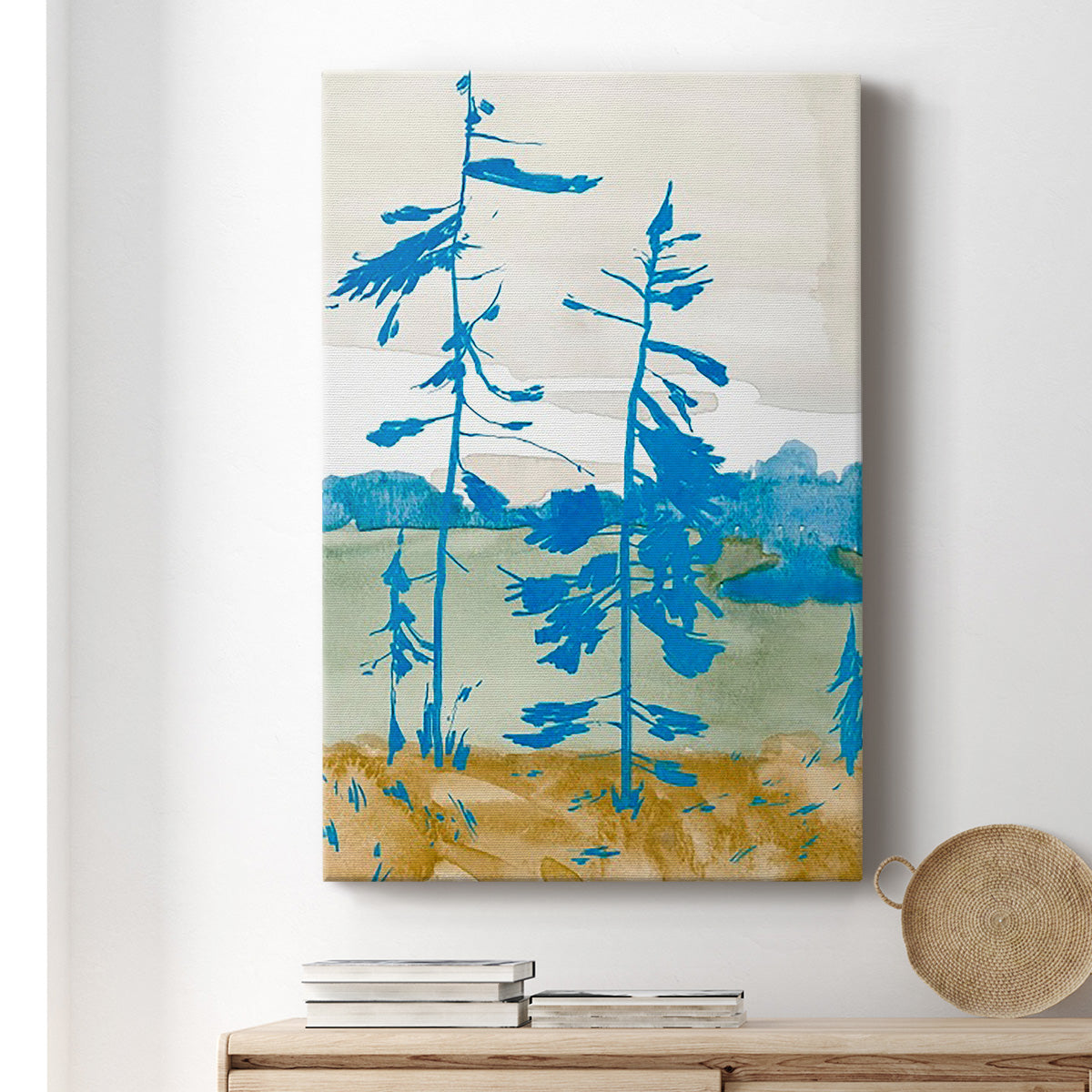 Cerulean Spruce I - Canvas Art Print