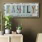 Family Where Life - Floater Framed Canvas Print