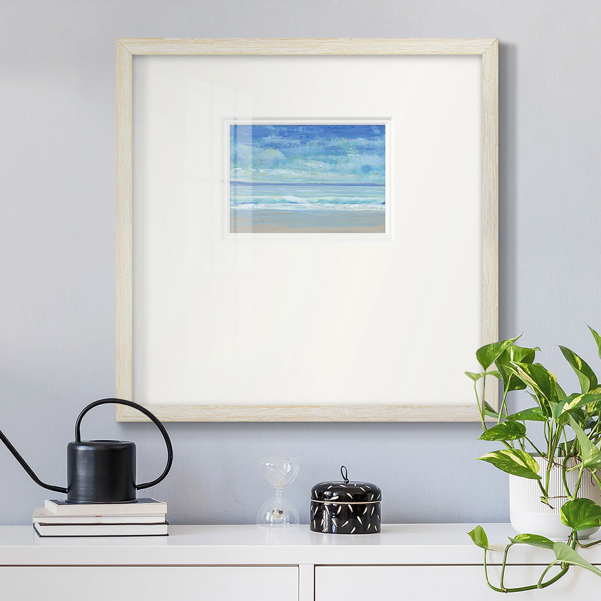 Rolling Surf II Premium Framed Print Double Matboard