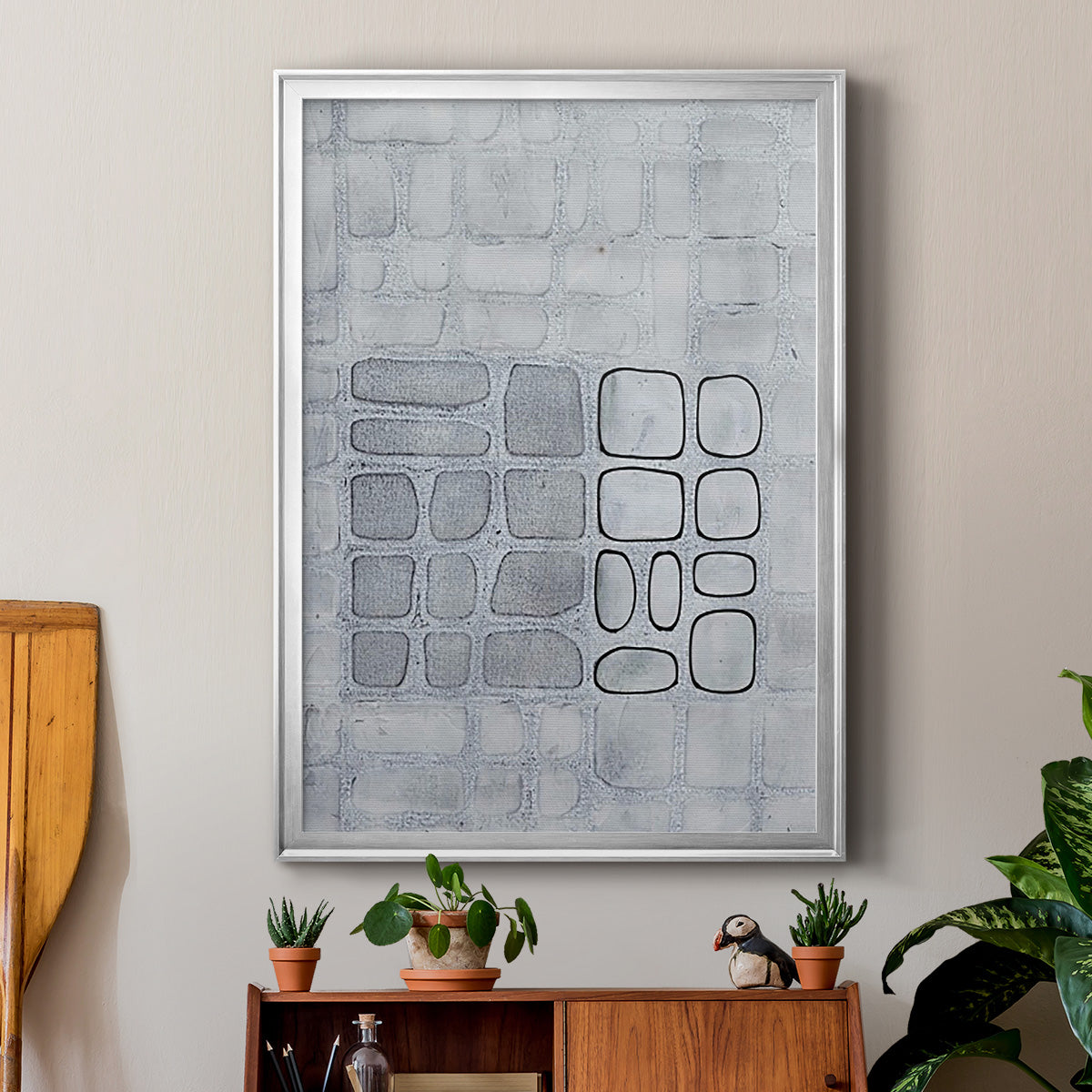 Lumen Colour II - Modern Framed Canvas Print