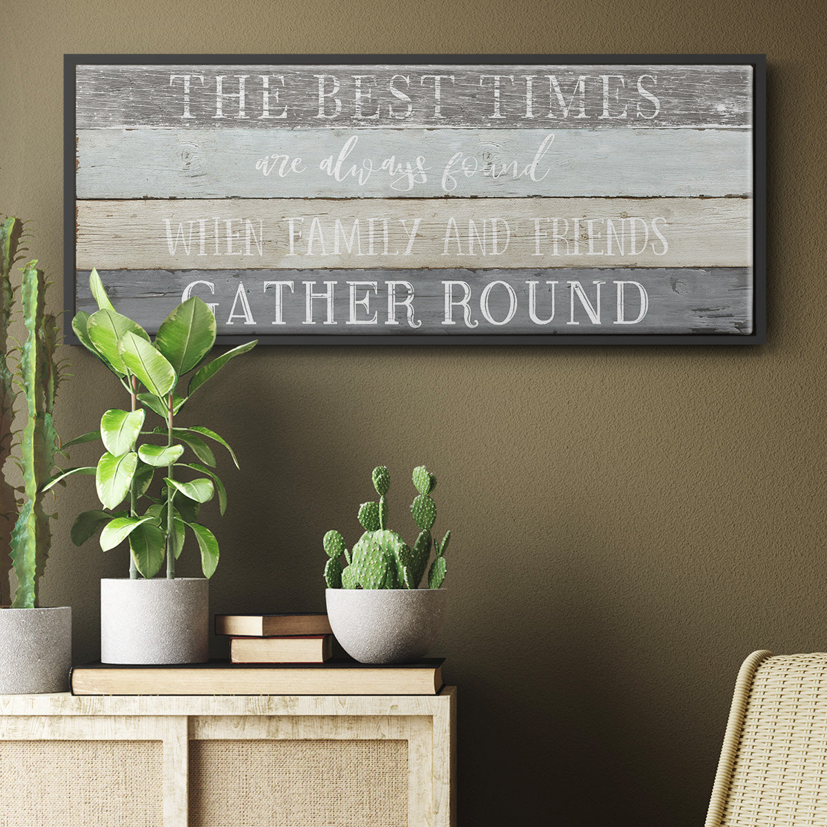 Best Times - Floater Framed Canvas Print
