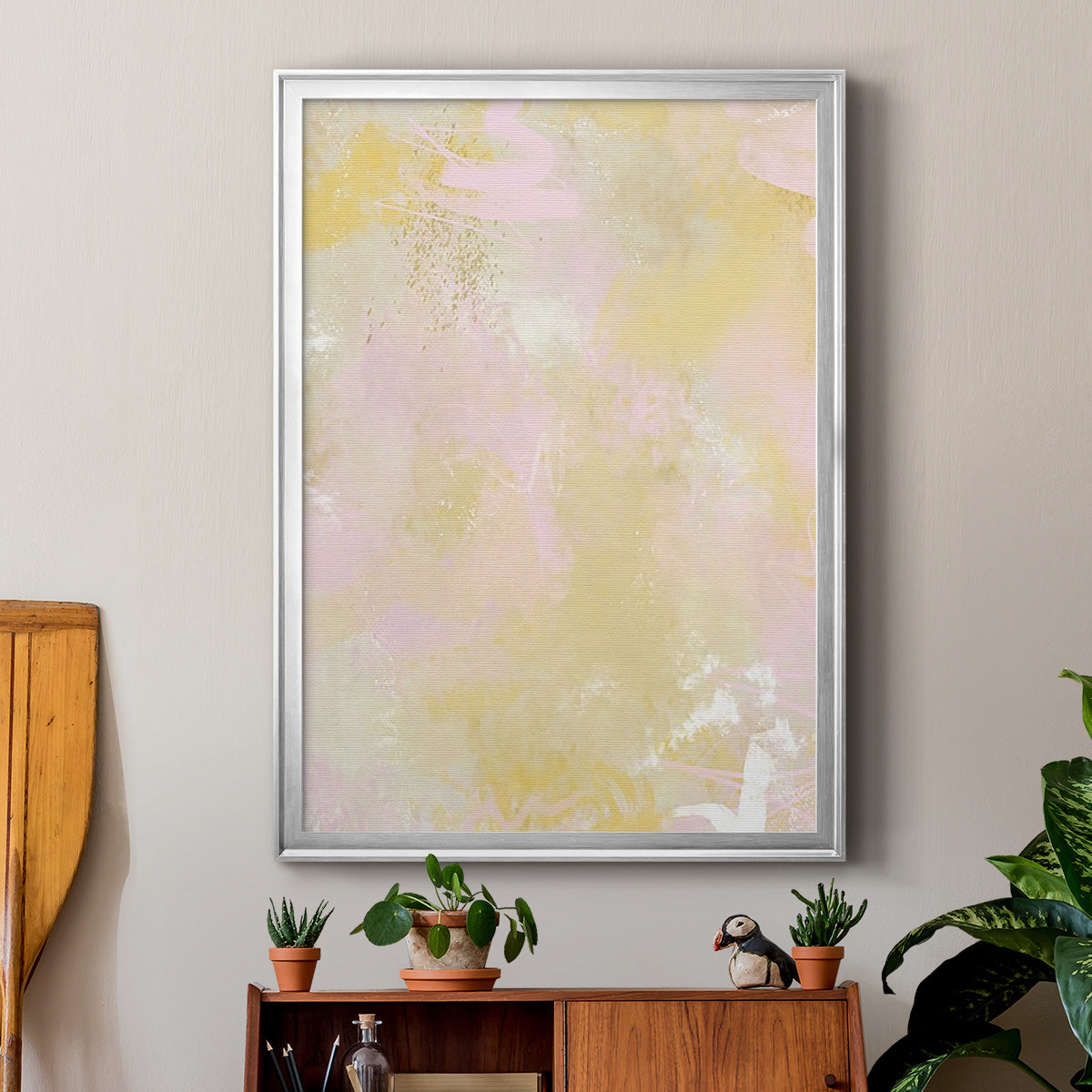 Lily's Laugh II - Modern Framed Canvas Print