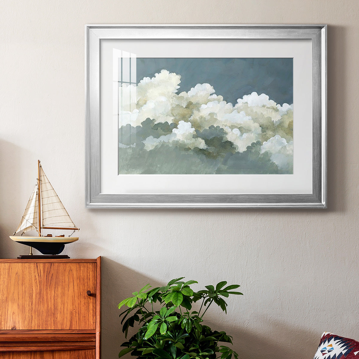 Big Clouds III Premium Framed Print - Ready to Hang