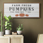 Farm Fresh Pumpkins - Floater Framed Canvas Print