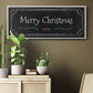 Merry Christmas - Floater Framed Canvas Print