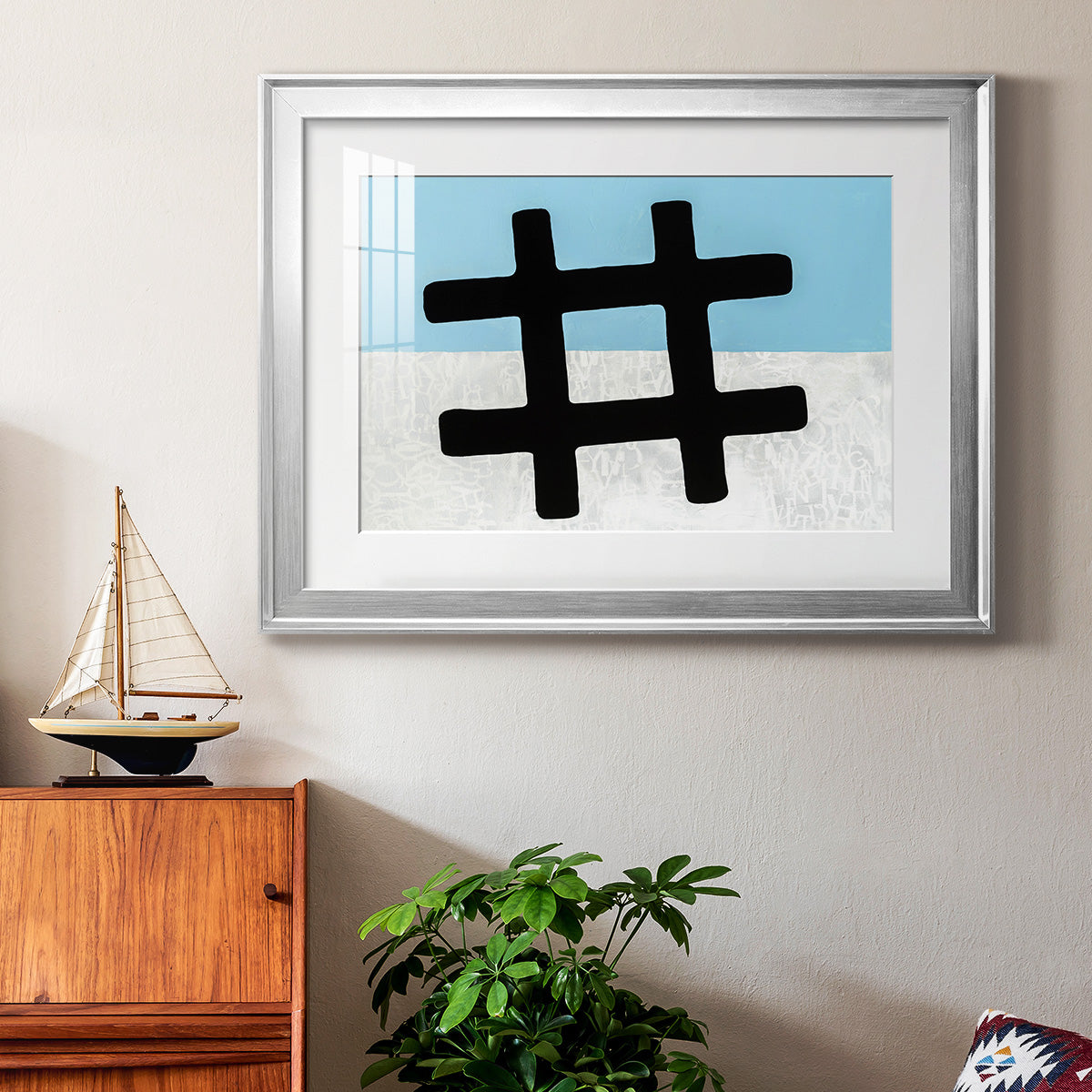 Hashtag Premium Framed Print - Ready to Hang