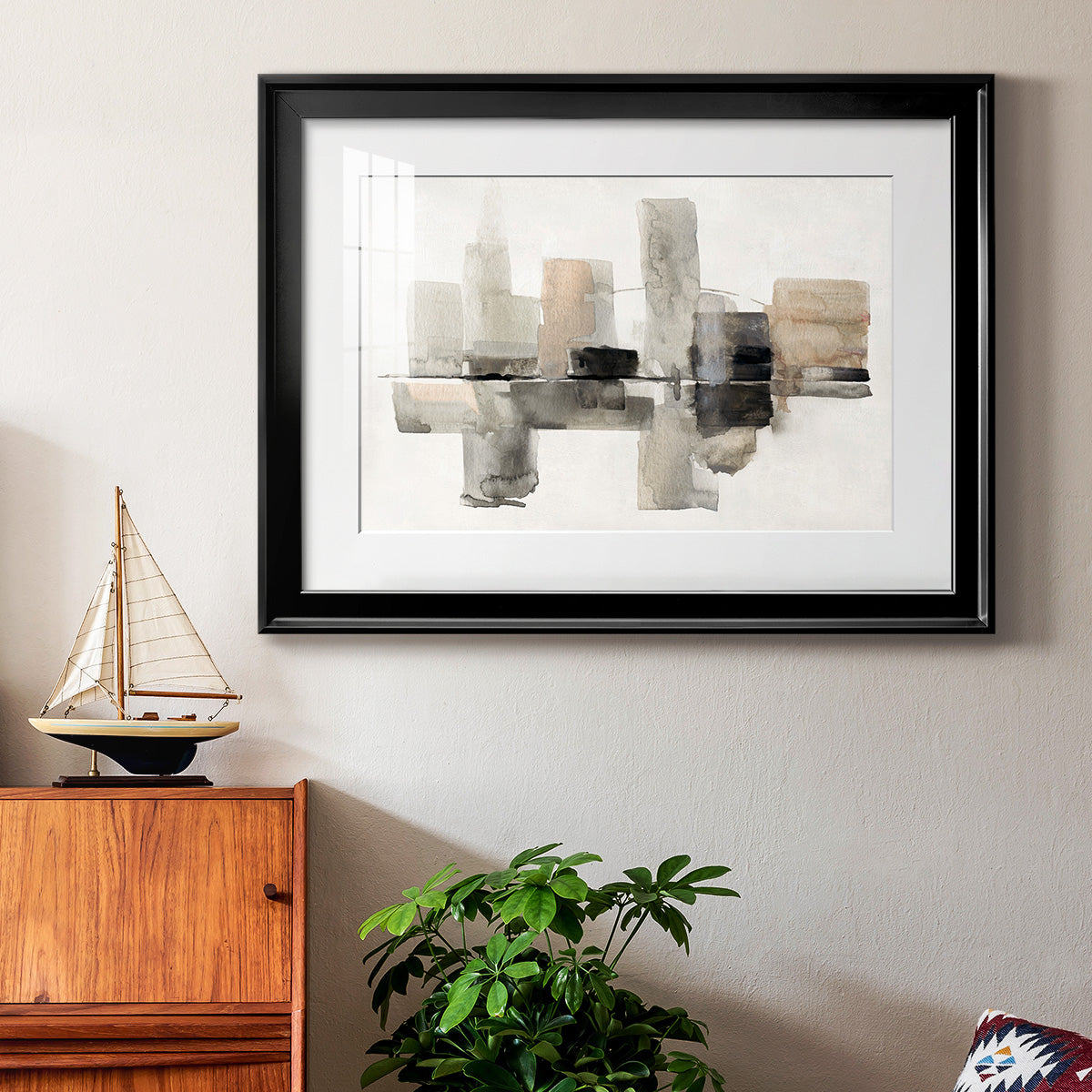 Urban Oasis I Premium Framed Print - Ready to Hang