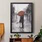 Caught in the Rain - Modern Framed Canvas Print