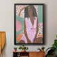 Curly Lady III - Modern Framed Canvas Print