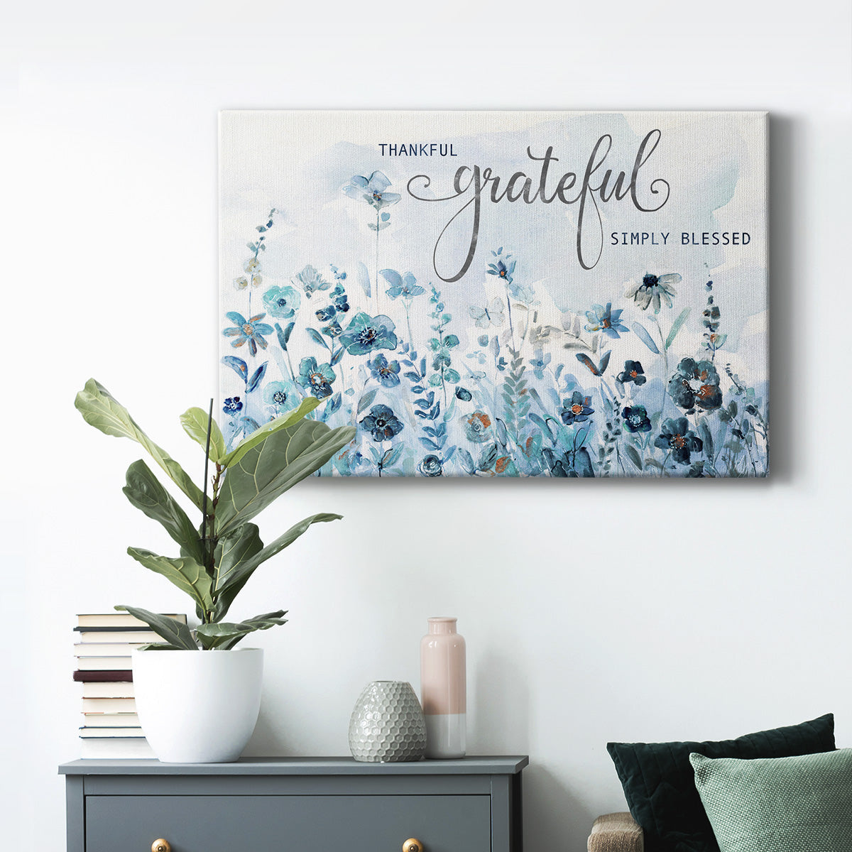 Glittering Meadow Premium Gallery Wrapped Canvas - Ready to Hang