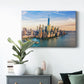 Aerial view of Lower Manhattan Premium Gallery Wrapped Canvas - Ready to Hang