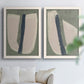 Paper Slice III - Premium Framed Canvas 2 Piece Set - Ready to Hang