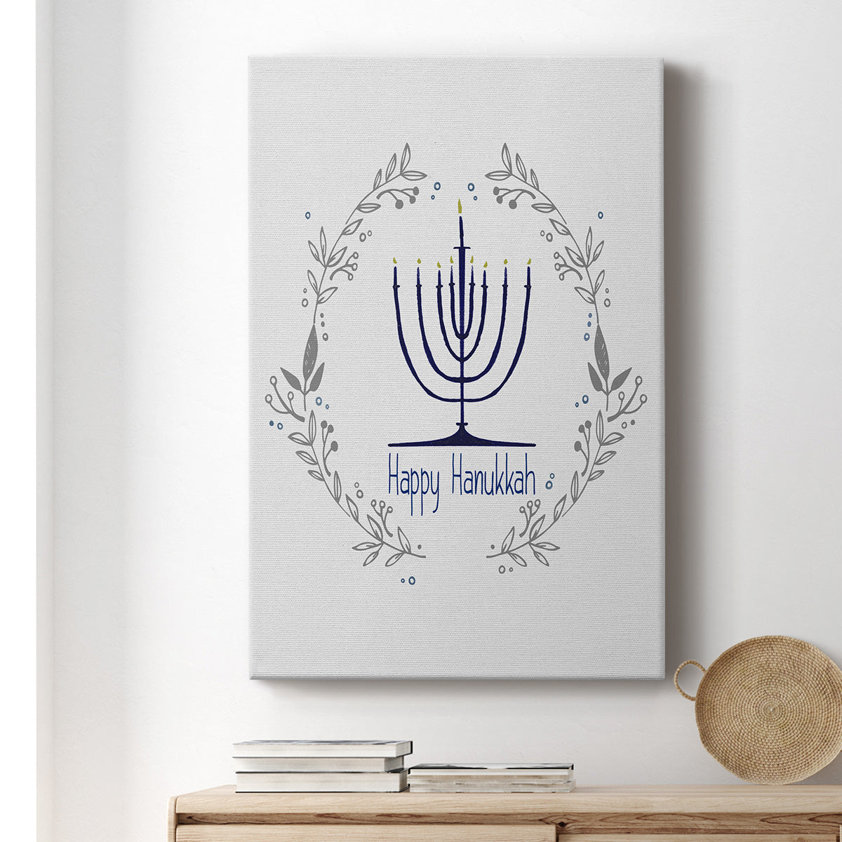 Happy Hanukkah II - Canvas Art Print