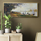 The Riverbank at Le Petit - Floater Framed Canvas Print