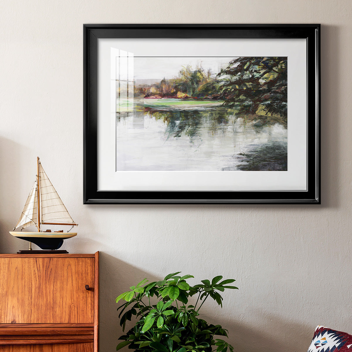 Upon Reflection Premium Framed Print - Ready to Hang