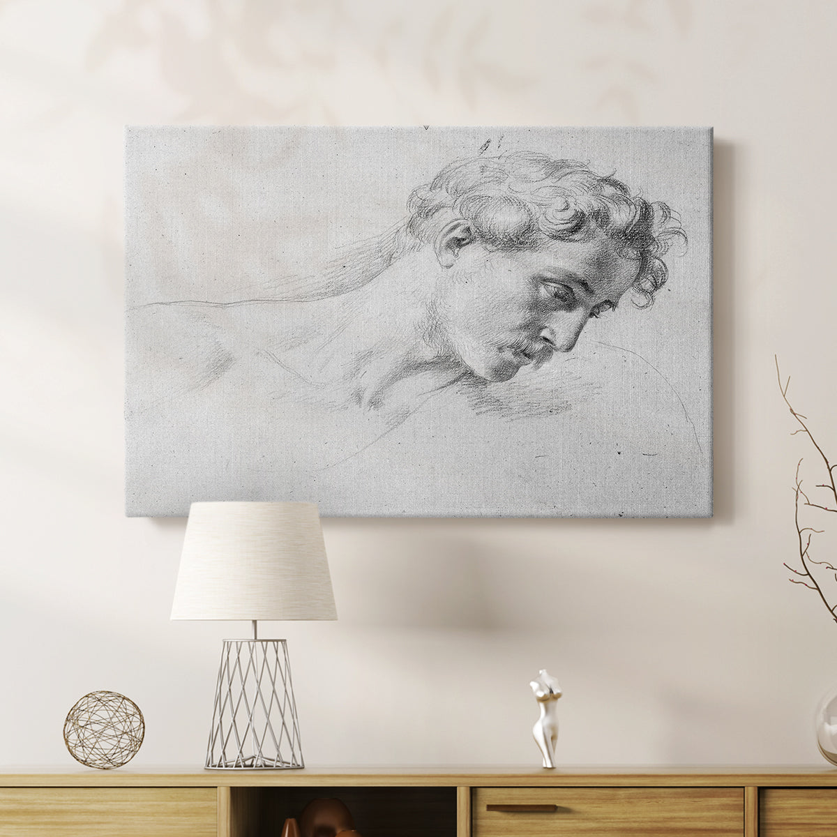 Vintage Sketch LXXVIII - Canvas Art Print