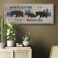 Bears Welcome - Floater Framed Canvas Print