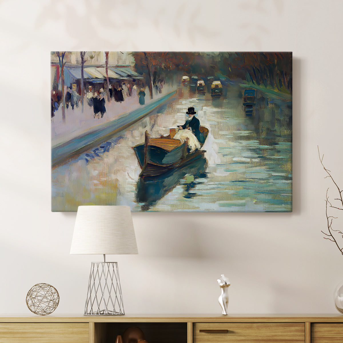 River Impression LXXXII - Canvas Art Print