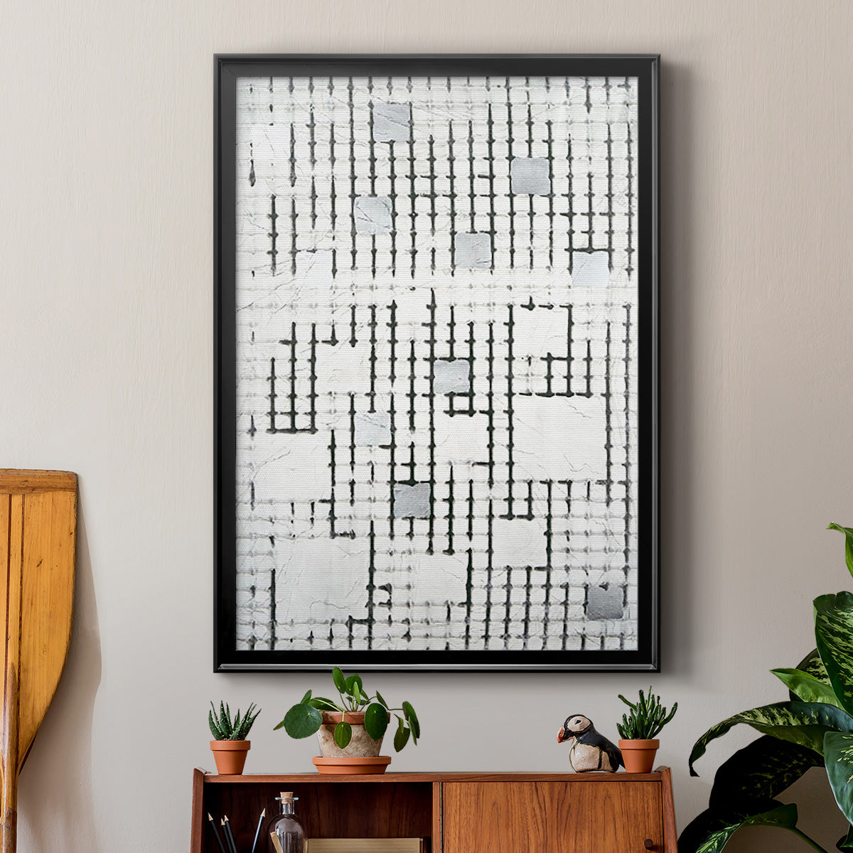 Gossamer II - Modern Framed Canvas Print