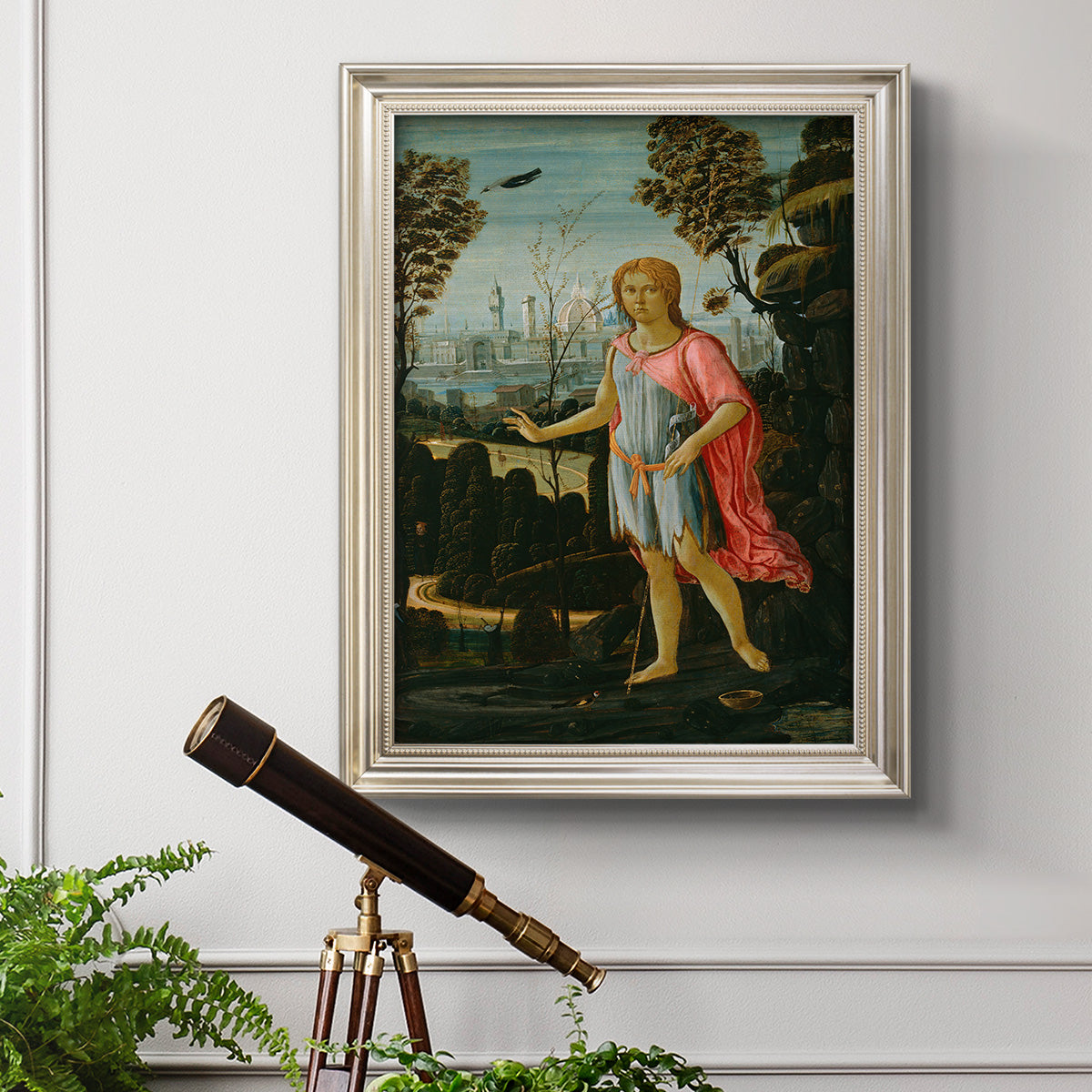 Saint John the Baptist - Ornate Framed Canvas Print