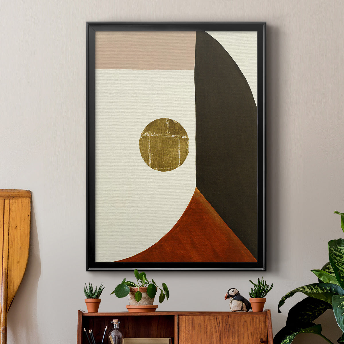 High Notes III - Modern Framed Canvas Print