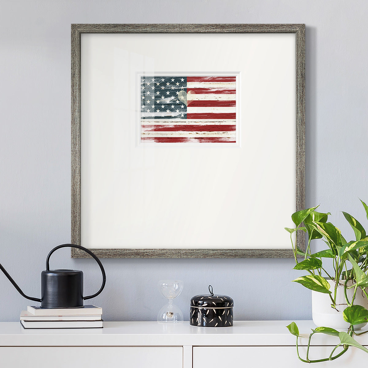 Heart of America Premium Framed Print Double Matboard