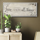 Love Conquers - Floater Framed Canvas Print