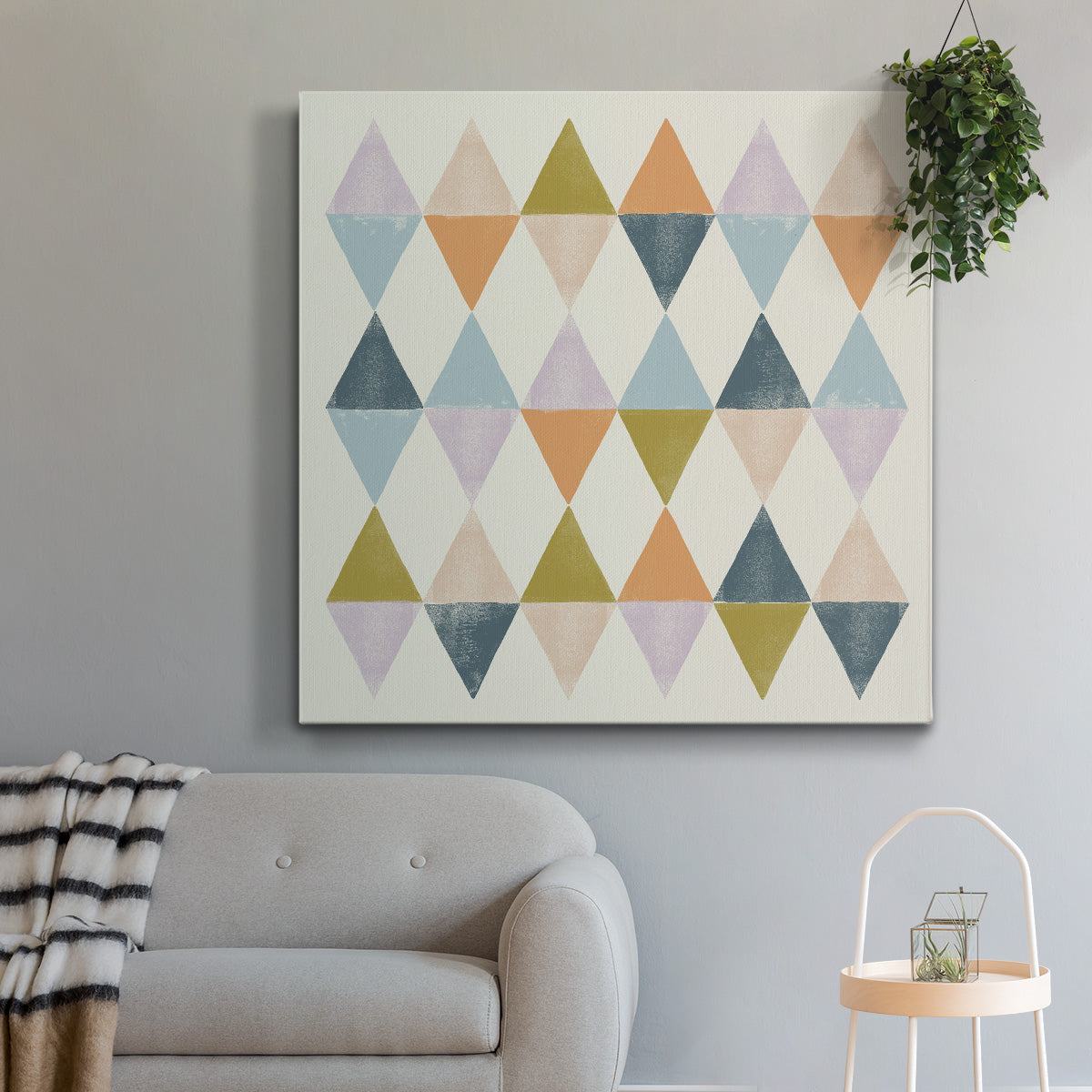 Deco Diagram I - Canvas Art Print