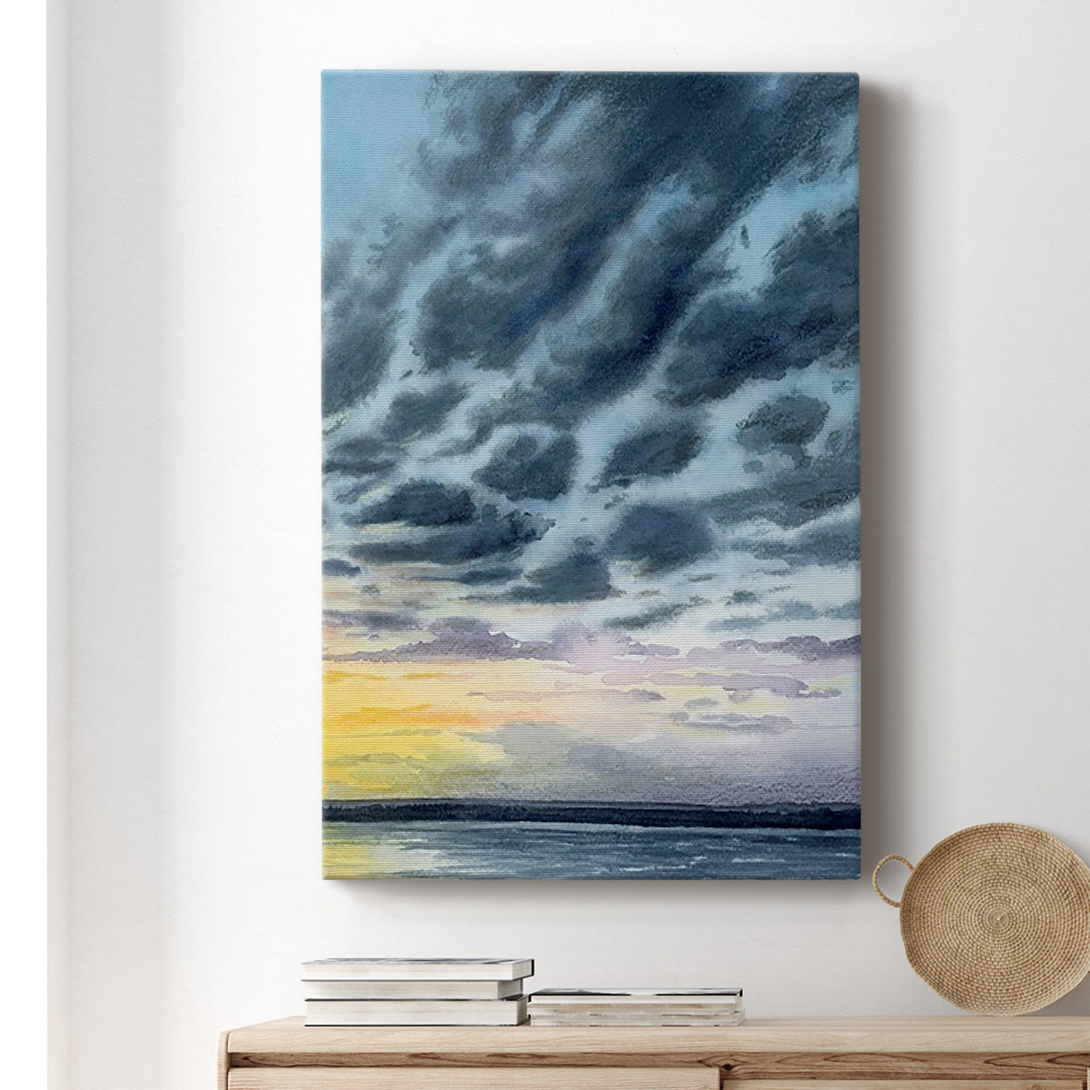 Anastasia Island Sunset II Premium Gallery Wrapped Canvas - Ready to Hang