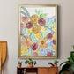 Flower Carousel I - Modern Framed Canvas Print