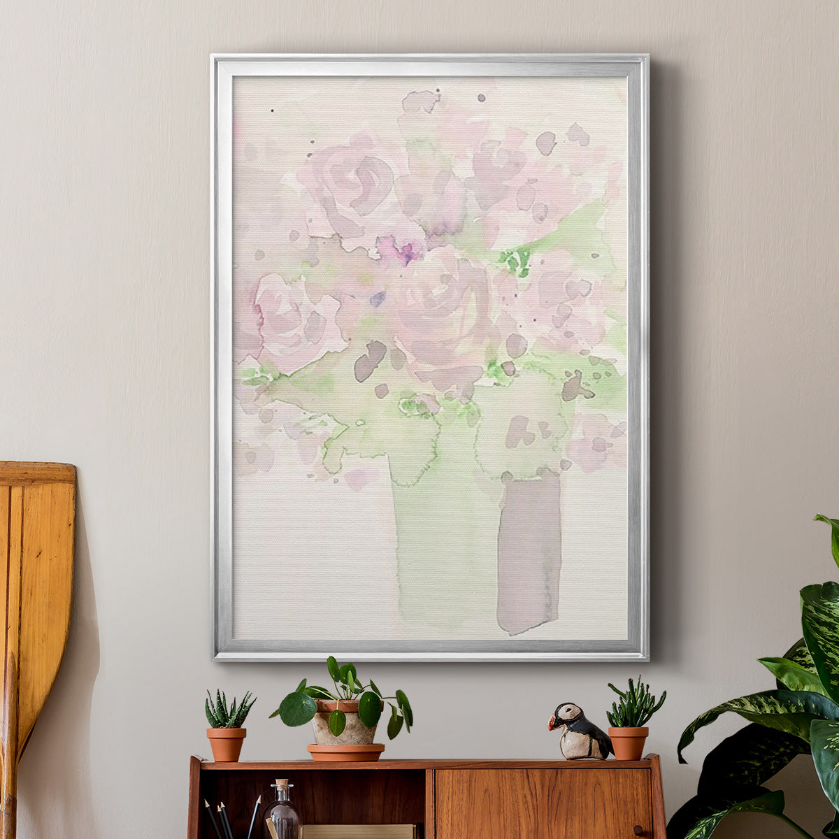 Natural Radiance I - Modern Framed Canvas Print