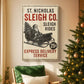 Golden Icicles Village - Canvas Art Print