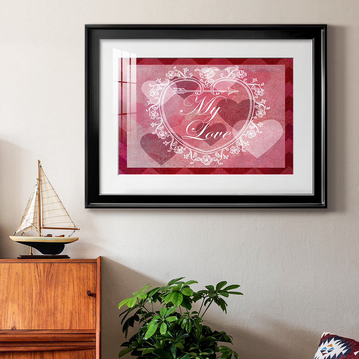 DIY Love Collection A - Modern Framed Art Print