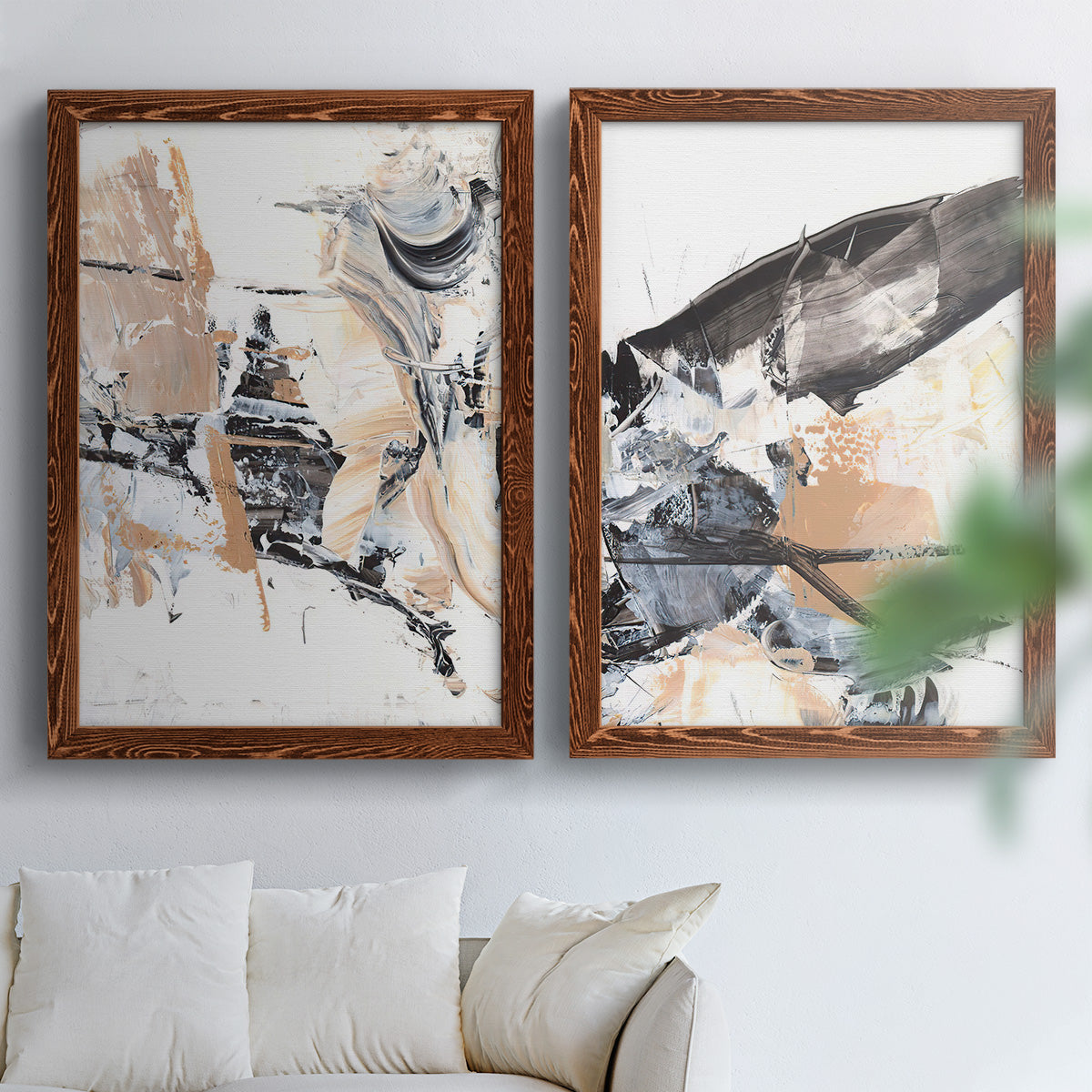 Ruckus III - Premium Framed Canvas 2 Piece Set - Ready to Hang