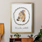 Harvest Home Squirrel - Modern Framed Canvas Print