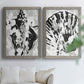 Ocean Inkblot I - Premium Framed Canvas 2 Piece Set - Ready to Hang