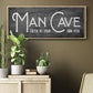 Man Cave - Floater Framed Canvas Print