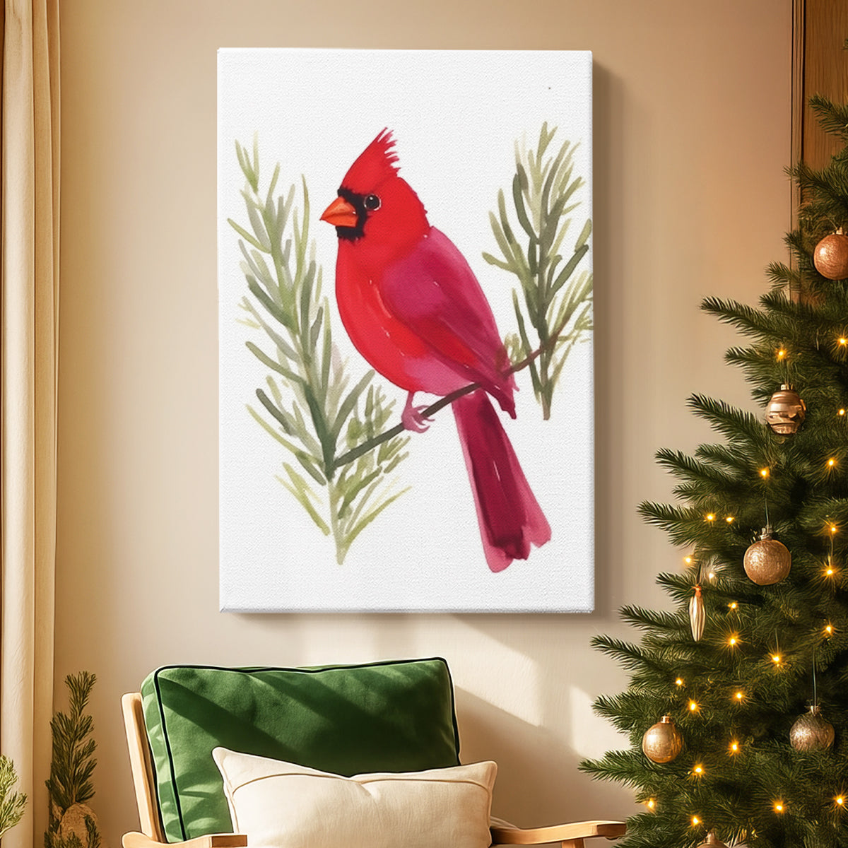 Ruby Yule Promise - Canvas Art Print