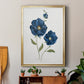 Blue Poppies - Modern Framed Canvas Print