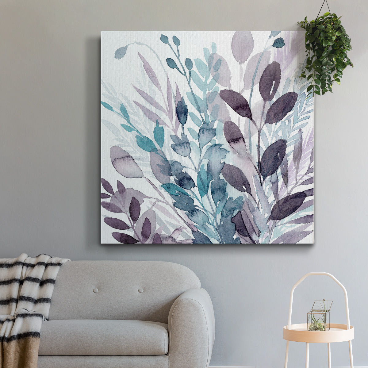 Crystallized Flora II - Canvas Art Print