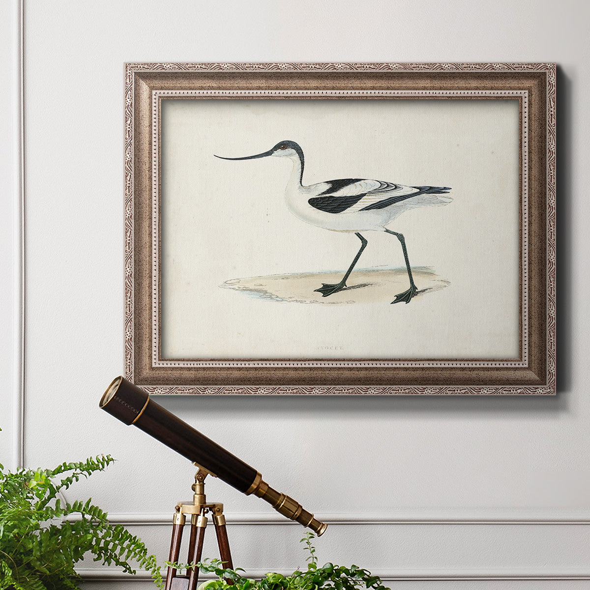 Morris Sandpipers IV Premium Framed Canvas- Ready to Hang