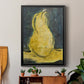 Urban Pear II - Modern Framed Canvas Print