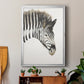 Zebra Stripes - Modern Framed Canvas Print