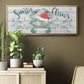Tis the Seasun Collection D - Floater Framed Canvas Print