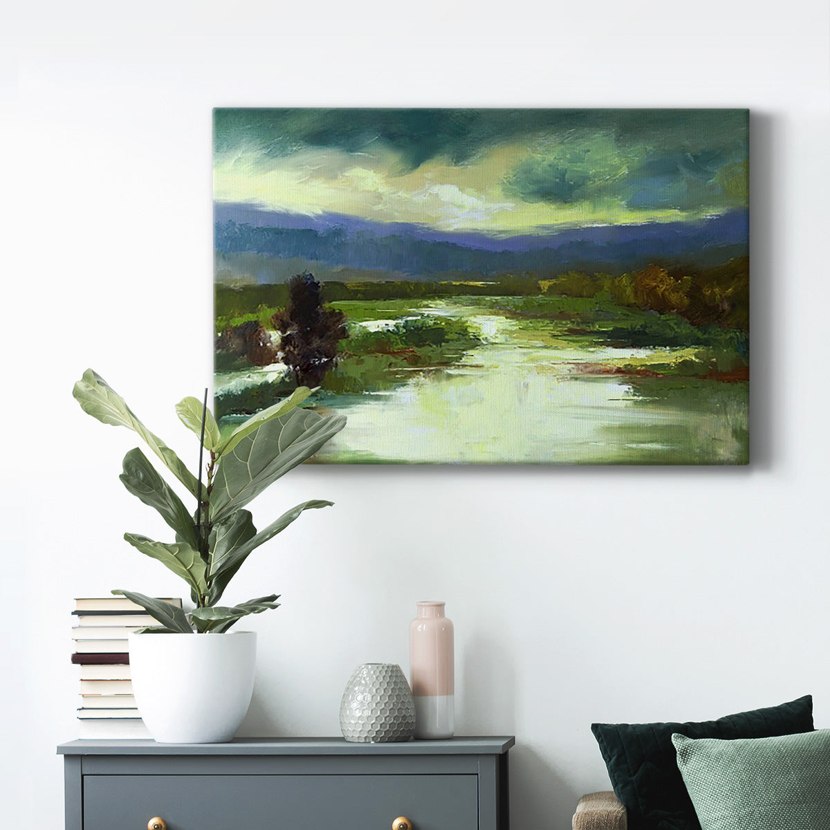 Mountain Meadow Premium Gallery Wrapped Canvas - Ready to Hang