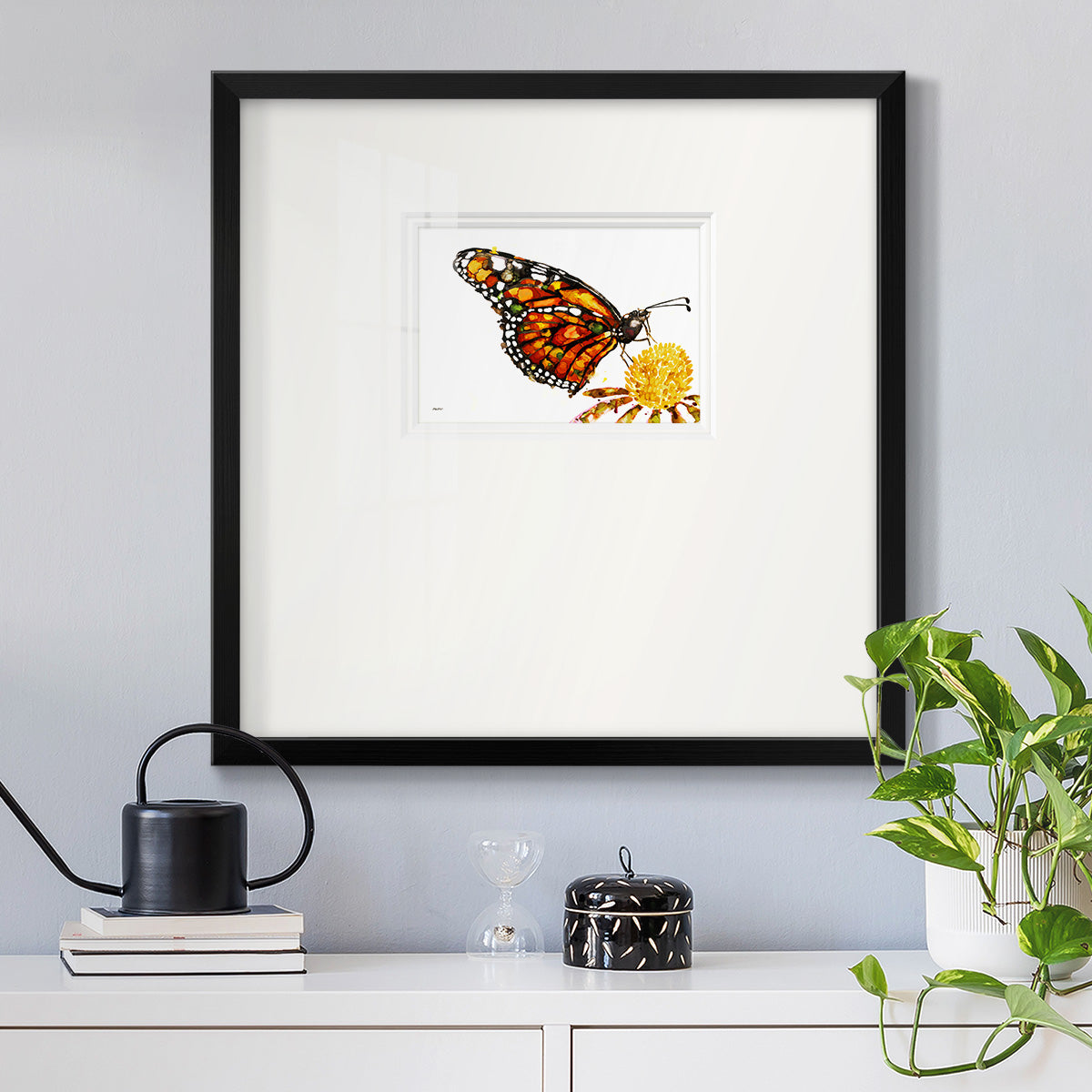 Wings I Premium Framed Print Double Matboard