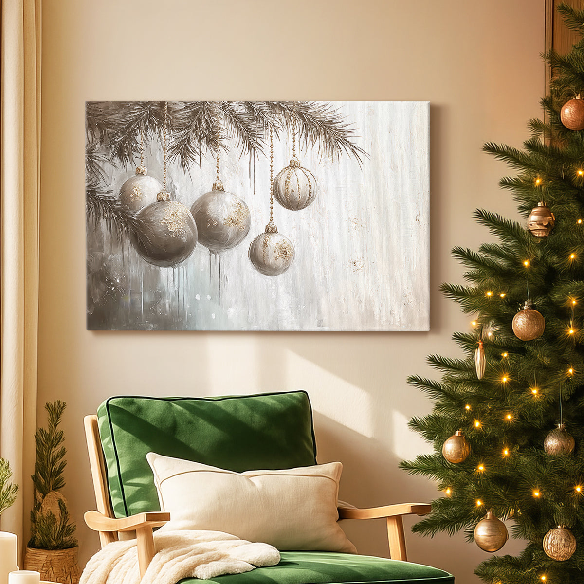 Manger of Silver Blessing - Canvas Art Print